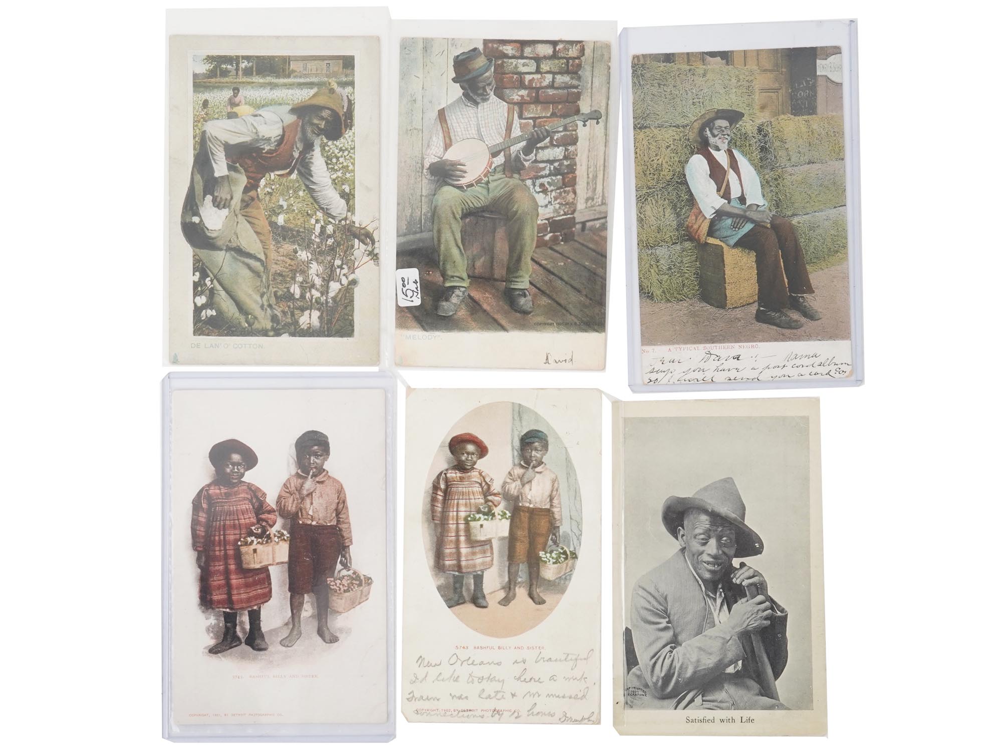 ANTIQUE POST CARDS BLACK AMERICANA PRE-1907 PIC-3